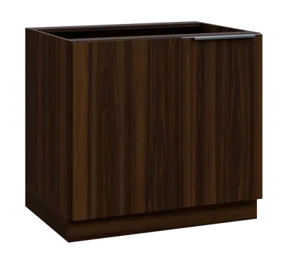 SISR - 9 spodní skříňka, rohová, 1-dveřová, pravá, 870x900x600, ořech královský